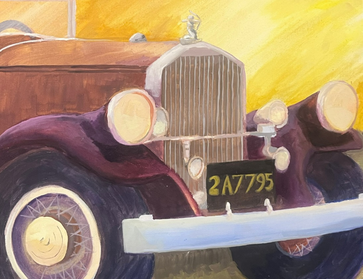 Second place for color drawing, by Beatrice Berg.